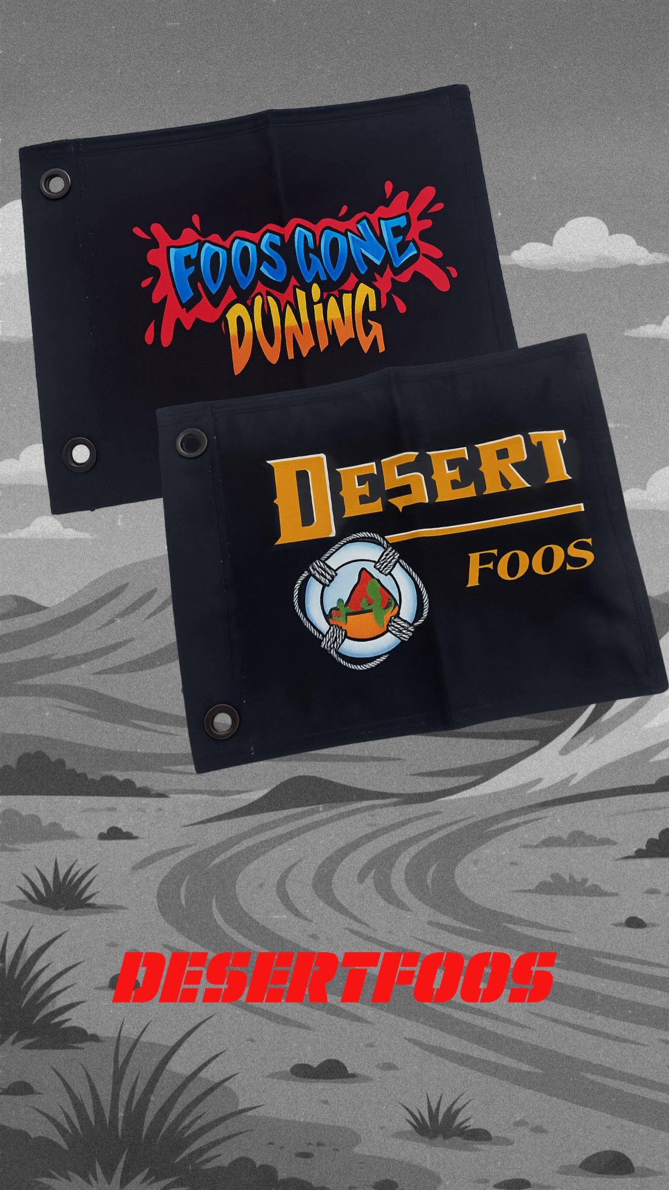 10”x13” Whip Flag – DESERTFOOS