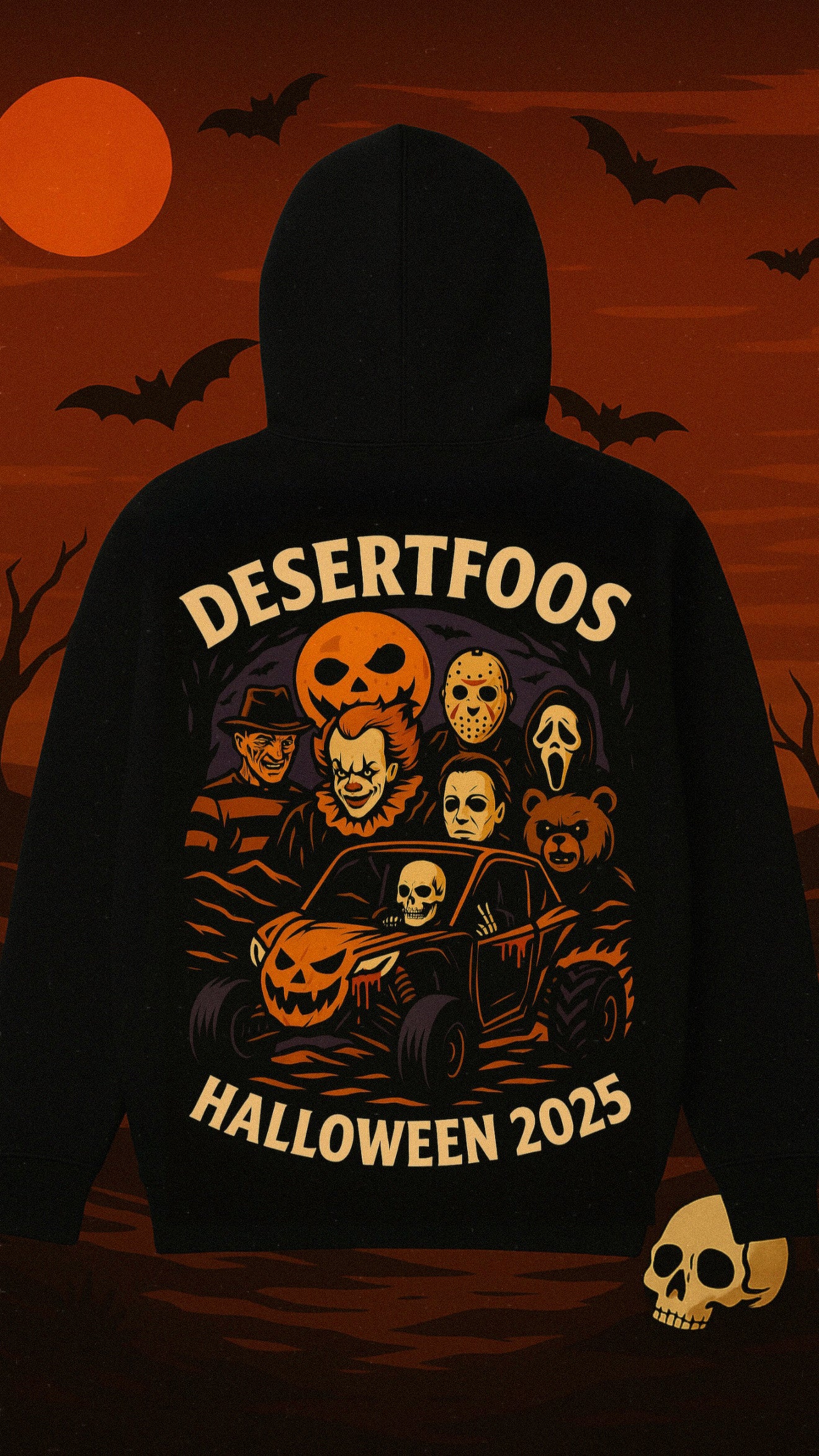 DESERTFOOS 2025 HALLOWEEN HOODIE